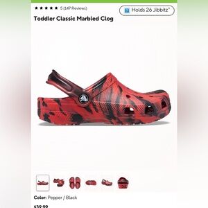 CROCS Toddler Classic Marbled Clog